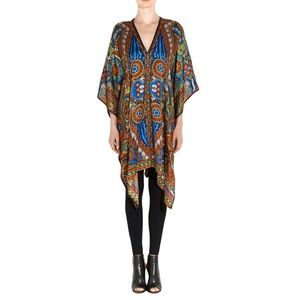 PINEDA COVALIN Hipil Silk Poncho One Size